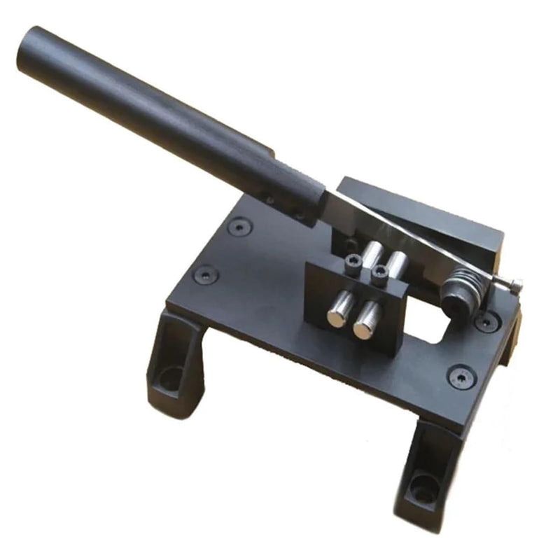  [AUSTRALIA] - Dual Hole Positioning Cutter Holder, Precisely Position the Cutter Manual Lead Wire Positioning Cutter 4.5-6.0MM, Hollow Out Material Leakage Precise Positioning Lead Wire Cutter