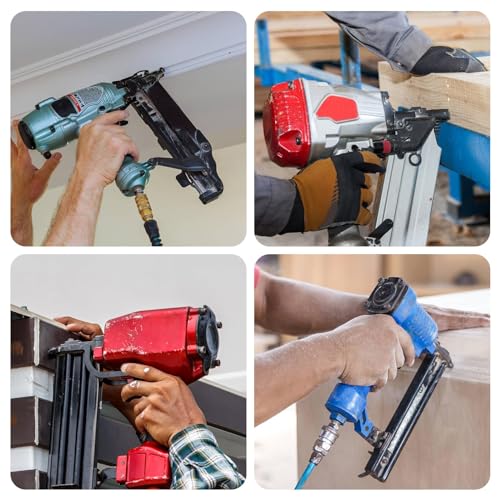 Brad Nails 18 Gauge, 5000PCS 18 GA Brad Nails, Assorted Galvanized Nails for Electric & Pneumatic Brad Nailer Gun, 3/8",5/8",3/4",1",1-3/16"