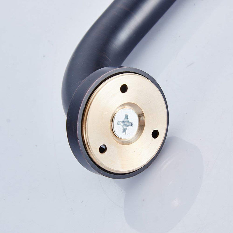 ELLO&ALLO Oil Rubbed Bronze Bathroom Shower Grab Bar, Home Care Bath Hardware (16 Inch) 16 Inch