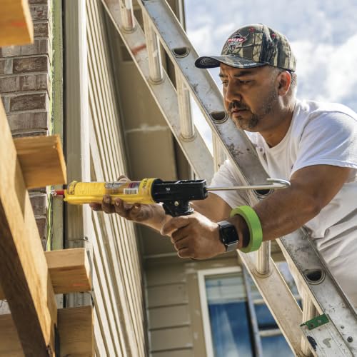 Lexel Weatherproofing Caulk, Clear, 5.0oz, 4-Pack