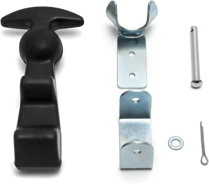 4-Pack Heavy-Duty Rubber Latches for RV Battery Boxes, Toolboxes, Tool Sheds, Utility Sheds & Pet Houses - Shockproof, Corrosion-Resistant & Easy to Install