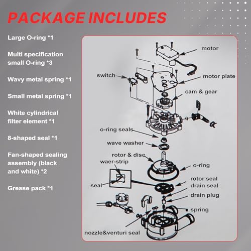 7129716 Water Softener Seal Kit For Kenmore GE Whirlpool North Star