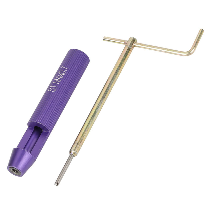 50pcs Thread Repair Kit, M4 x 0.7 Stainless Steel Wire Thread Insert Combination Tool Set for Restoring Damaged Wires in Steel M4 x 2D