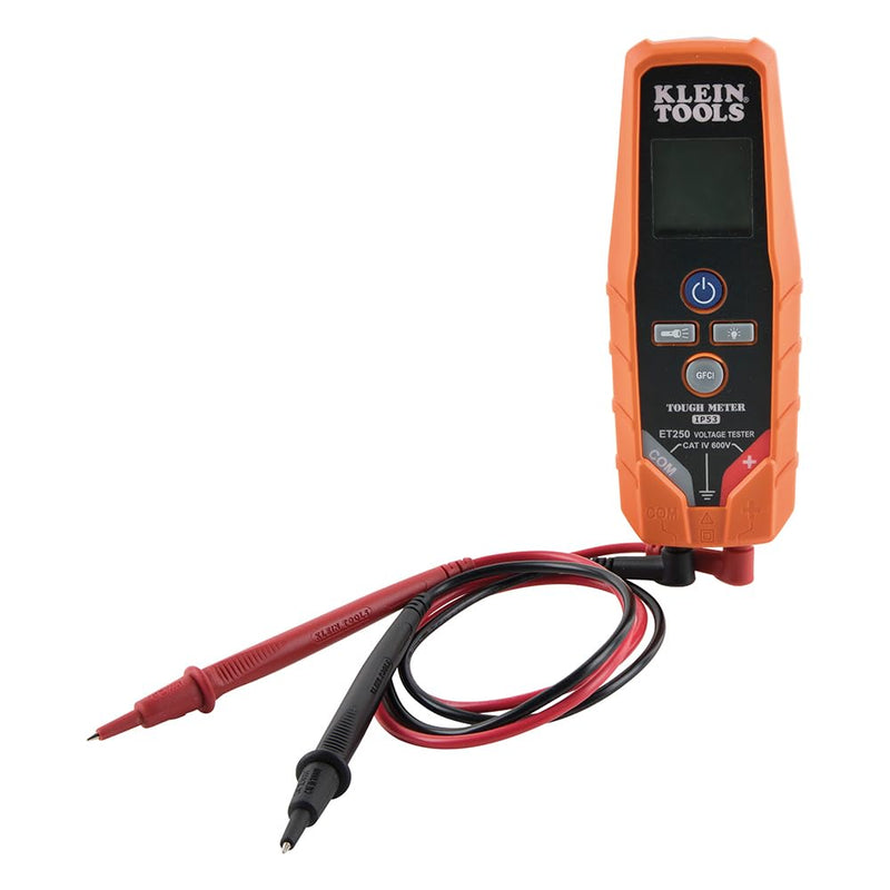 Klein Tools ET250 Voltage Meter, AC/DC Tester, Digital Multimeter, Low Voltage Tester with Batteries AC/DC Voltage & Continuity