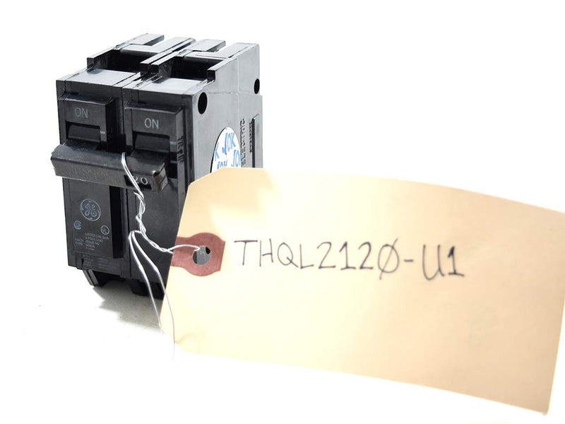 General Electric THQL2120 Circuit Breaker 1/pkg 20A 240V 2P