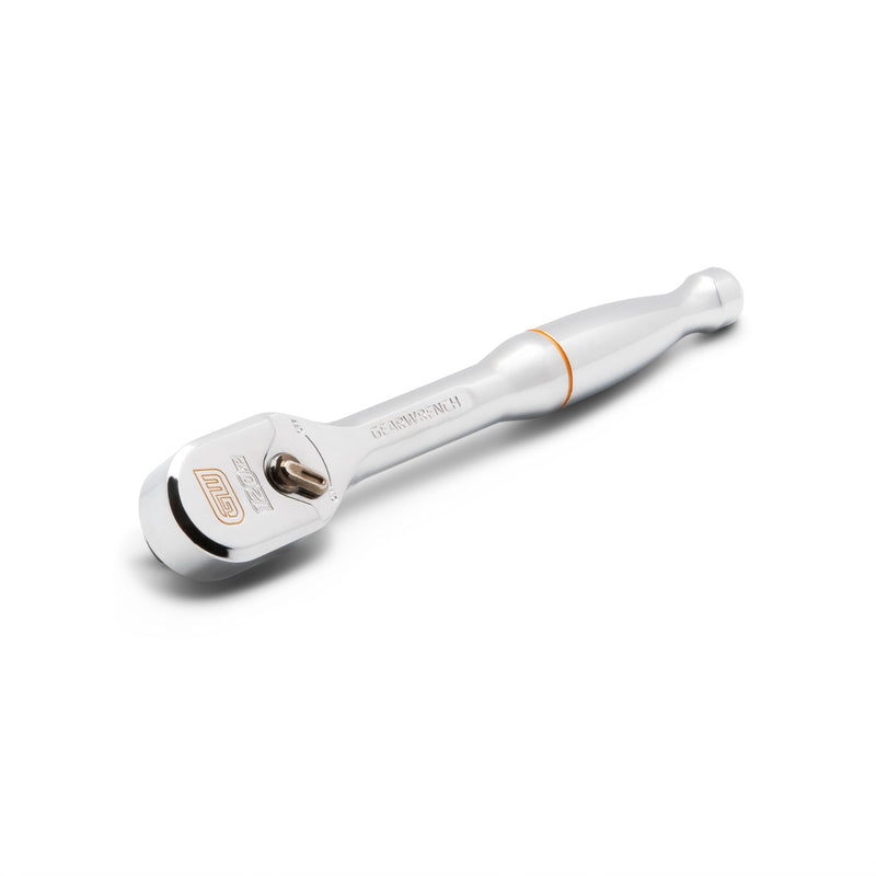GEARWRENCH 1/4" Drive 120XP Full Polish Chrome Teardrop Ratchet | 81011XP Standard