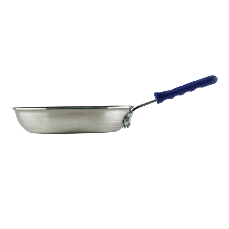 Winco AFPI-8NH, 8-Inch Induction Ready Aluminum Fry Pan with Non-Stick Coating, Frying Pan with Silicone Sleeve 8"