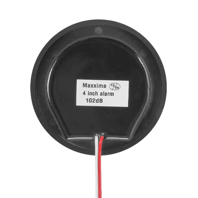 Maxxima 4-inch, 97dB Back-Up Alarm for Trucks and Heavy Duty, Grommet Mount