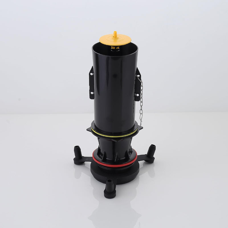 1117210 Canister Flush Valve Kit, Replacement for Kohler 3 Inch Flush Valve, 1.28 GPF Flush Valve Assembly with Gaskets for Wellworth Highline Toilet, Black