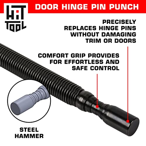 HIT Tool - Spring Punch Pin Set - Four Tip Sizes - Steel