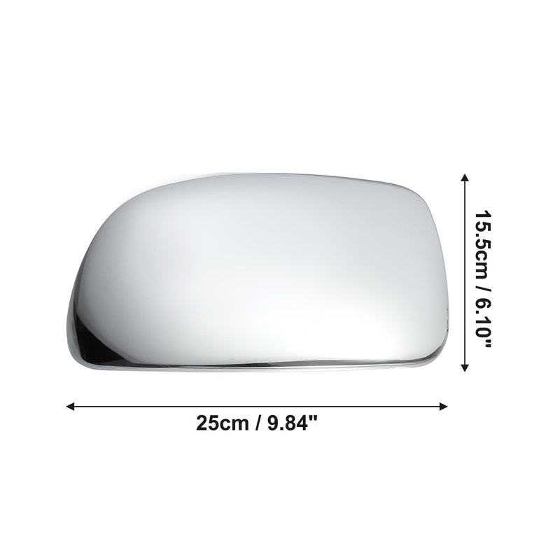 ACROPIX Car Exterior Mirror Cover Cap Overlay Fit for Chevrolet Silverado Suburban for GMC Sierra Yukon - Pack of 2 Chrome Plated