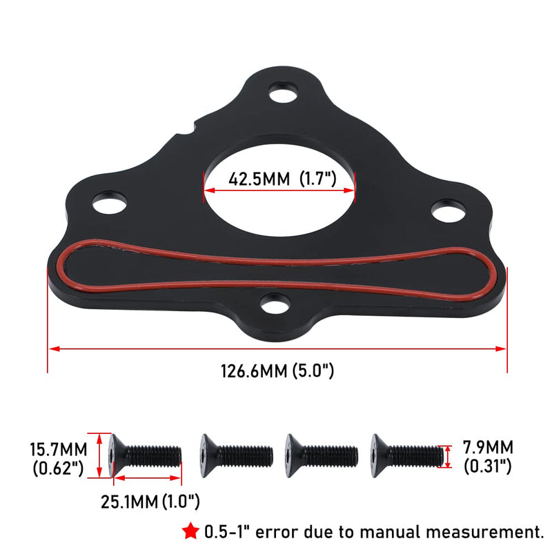Camshaft Retainer Plate Gasket Bolt Kit Compatible with GM LS1 LS2 LS3 4.8 5.3L 6.0L 6.2L Vortec Corvette Cam