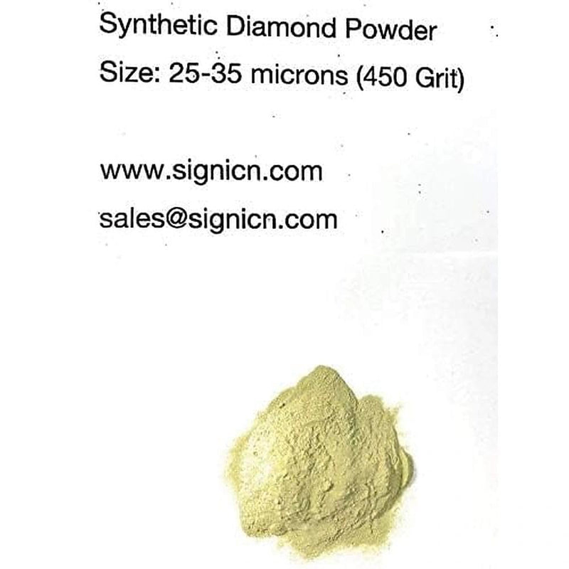 Synthetic Diamond Powder Grit for Lapping Polishing Finishing (75 Carat Pack, 25-35 Micron) 75 Carat Pack