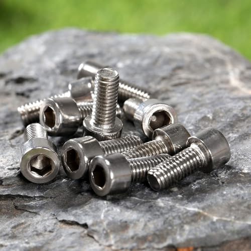 10Pcs M5 Bike Water Bottle Cage Bolts Holder Screw