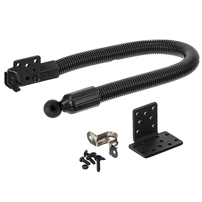 ELD Heavy Duty Limo Truck Semi Fleet Floor Seat Bolt/Drill Mount Compatible with Garmin 22mm Cradle for dezl OTR1000 OTR1010 OTR800 OTR810 RV 1090 1095 890 895 DriveSmart 86 8""-10"" Truck GPS, Black