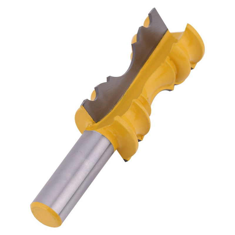 Crown Router Bit, 1/2" Shank Router Bit Large Elaborate Milling Cutter Chair Rail for Woodworking Tool