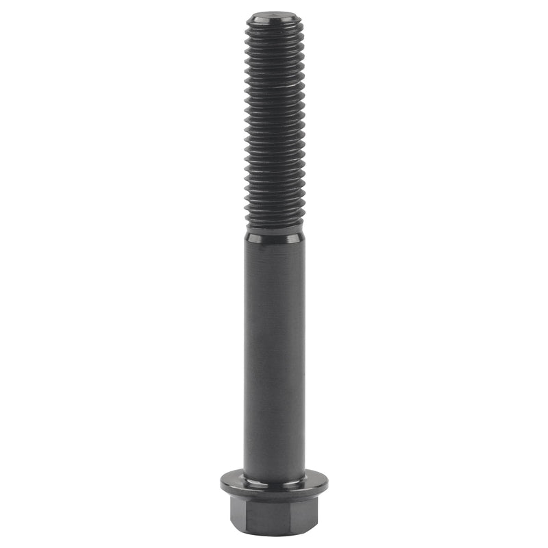 Titanium Hex Small Flange Head Bolt M8 15 20 25 30 35 40 45 50 55 60 65mm x1.25mm for Motorcycle Car Modification Pack of 4 (M8x60mm, Black) M8x60mm