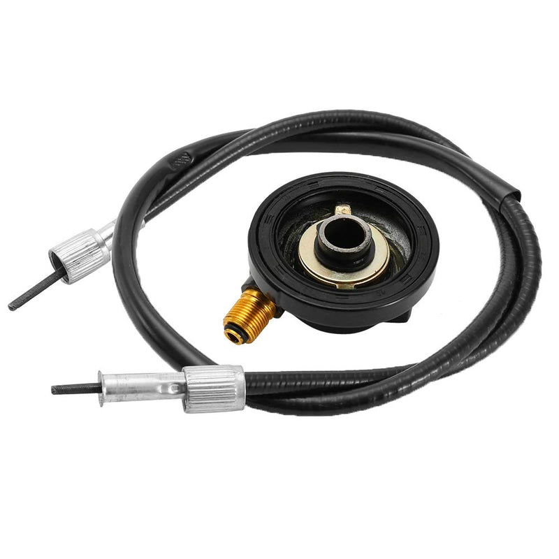 Speedometer Drive Gear,12Mm Speedometer Drive Gear with Cable Gy6 Scooter Parts Drive Gear Speedometer Drive 1971 Super Speedometer Cable Front Suspension for Chinese Scoote