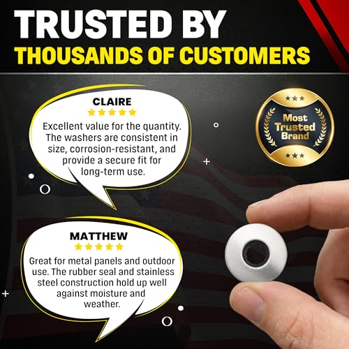 Chenango Supply #12 Neoprene EPDM Bonded Sealing Washers