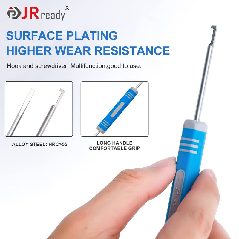JRready DRK-RT1B Deutsch Pin Removal Tool, Pin Socket Contact/Wedgelock Removal Tool, Suitable for Deutsch DT, DTM, DTV, DRB, DRCP and Strike Connectors