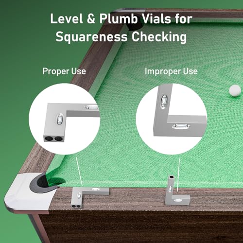 Cross Test Level and Plumb, 3 Inch Cast Iron Machinist Level, Satin Nickel Finish, 2 Level & 2Plumb Vials, Precision Tool for Machinery Setup, 24-30 Min Accuracy 50569