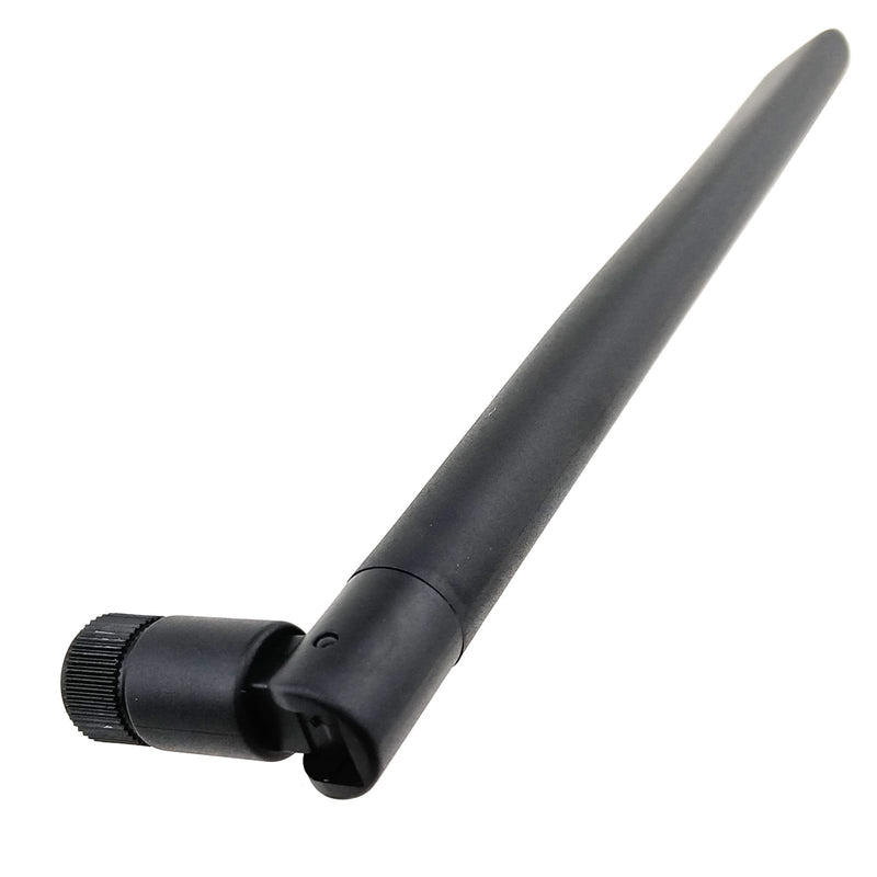 WiFi Antenna (2-Pack) Dual Band 2.4GHz 5GHz 5.8GHz RP-SMA Male (Hole) 6dBi for Wireless Network Adapter Router