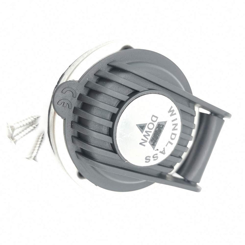 2 Pcs Marine Boat Anchor Windlass Winch Foot Compact Switch Up & Down,Ship Anchor Winch Switches Universal,12/24V 5A