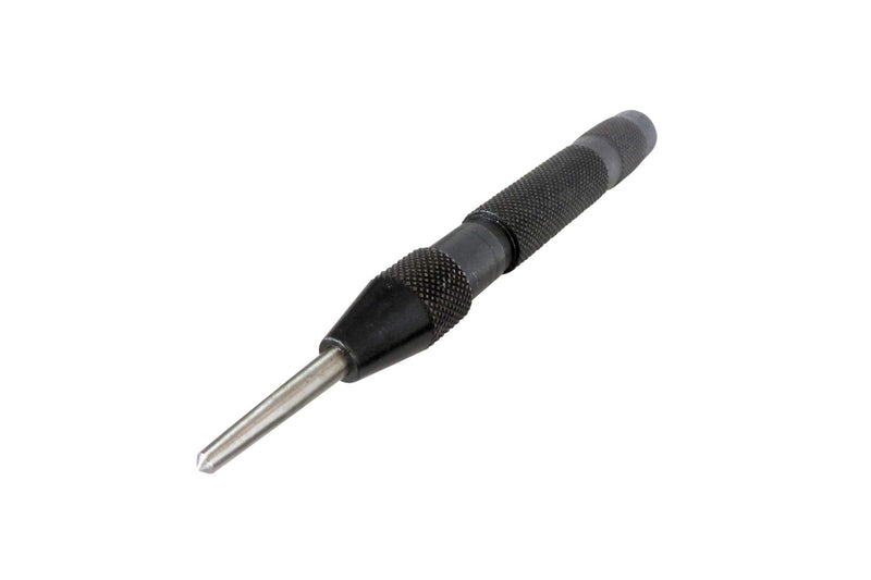 Taytools 466125 18 Piece Roll Pin Punch Set with 8 Inch Long and 4 Inch Short Pins, Includes Sizes 1/16 Through 3/8 Inch, Automatic Center Punch in Canvas Storage Pouch