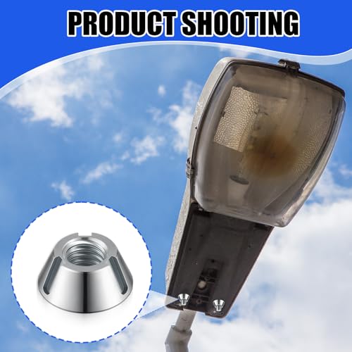 20 Pcs Tri-Groove Tamper Proof Security Nuts, T Groove, Zamak 5 Zinc, 1/4"-20, Three-Slot Safety Nuts, Tapered Three-pronged Drive, Anti-Theft