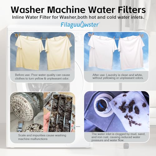 Washing Machine Water Filter Inline, MINI Brass Sediment Filter