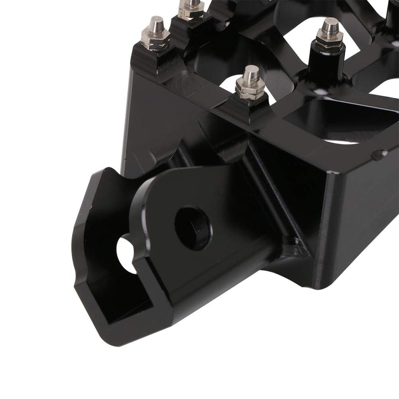 JFG RACING Dirt Bike Foot Pegs,7075 Aluminum CNC Pedals Rests for Surron Light Bee X and S/E Ride Pro S SS SR/CRF150F CRF230F 03-19/CRF250F 19-24/XR150L 15-24/KDX200 83-94-Black black