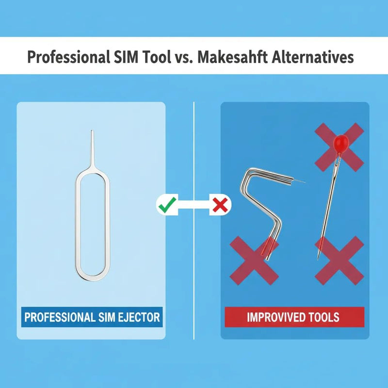 40Pcs Metal SIM Card Ejector Tools, Universal Slot Opening Pins for Phones | Sturdy metal, fits most smartphones, Compact design, easy to store as spares, Great for travelers
