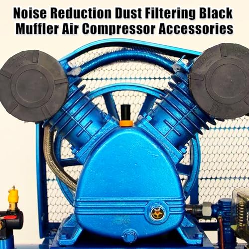 Flylin 2Pcs 32mm Air Compressor Muffler Central Pneumatic Compressor Parts