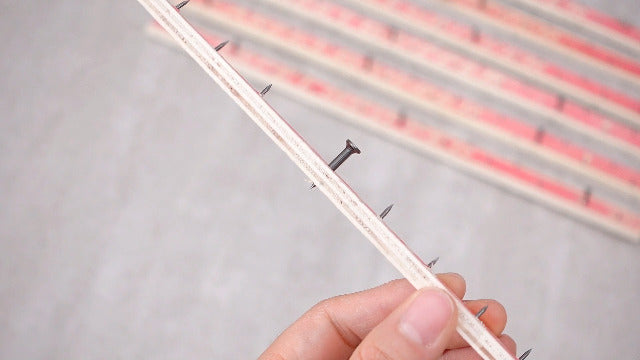 Wesiti 20 Pcs Carpet Tack Strips with Nails Plywood Nailing Strip for Carpet Tufting Tack Strips for Subfloor Stairs Rug (0.83 x 15.75 Inches) 0.83 x 15.75 Inches