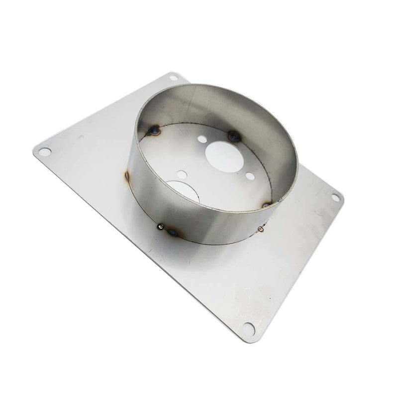 Diesel Heater Turret Mounting Plate Eberspacher Webasto 33mm Depth Made in 304 Stainless Steel