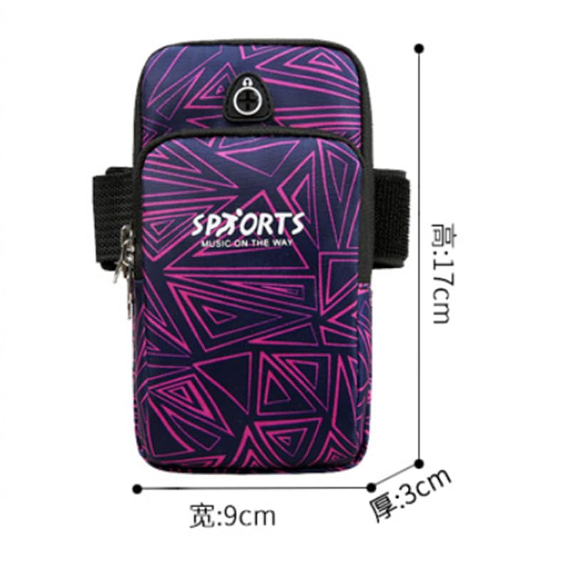 1 piece Mobile Phone Armband Fashion Sports Running Design Practical Universal Fit For Gym Cycling Outdoor Fitness, Rose pink