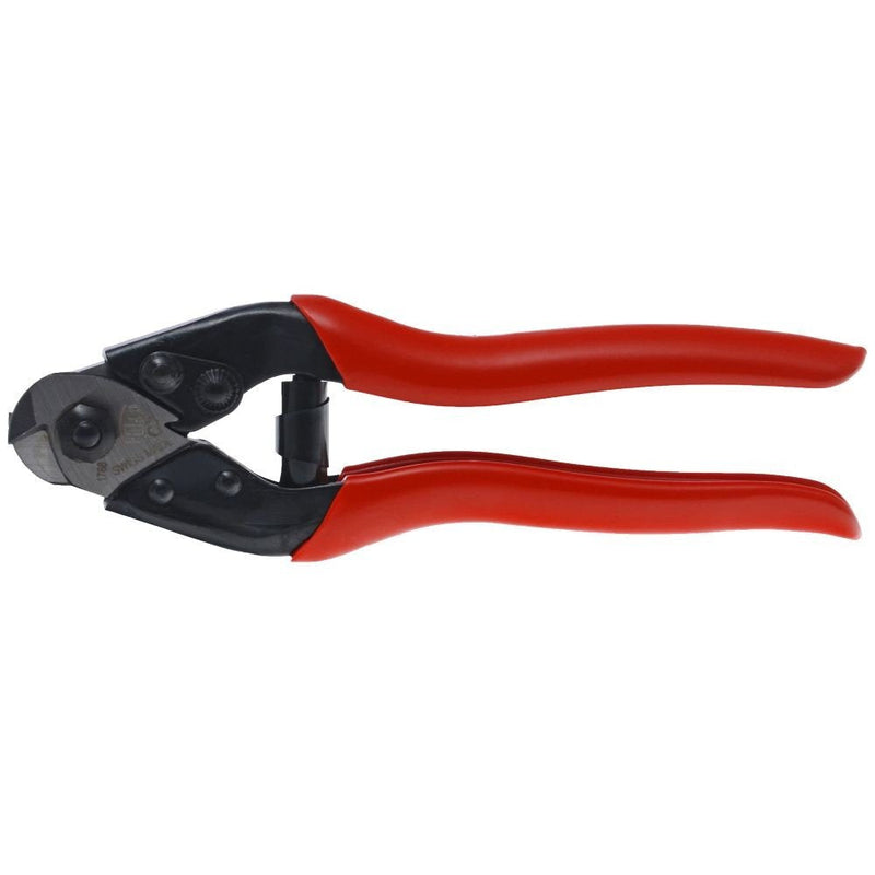 FELCO C7 Swiss Made Cable Cutters – One-Hand Wire Cutters for Bike Brake Lines, Fencing & Electrical Work | Compact Hand Tool with Triangular Hardened Steel Blades, Non-Slip Grip, No-Fray, 7mm F C7