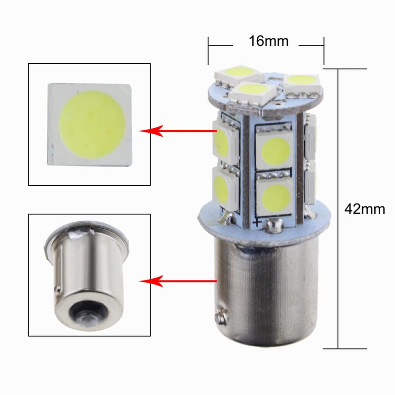 3Pcs White Interior Map Dome Light LED Bulbs Compatible with 1987-1996 Ford F-150 F-250 Bronco