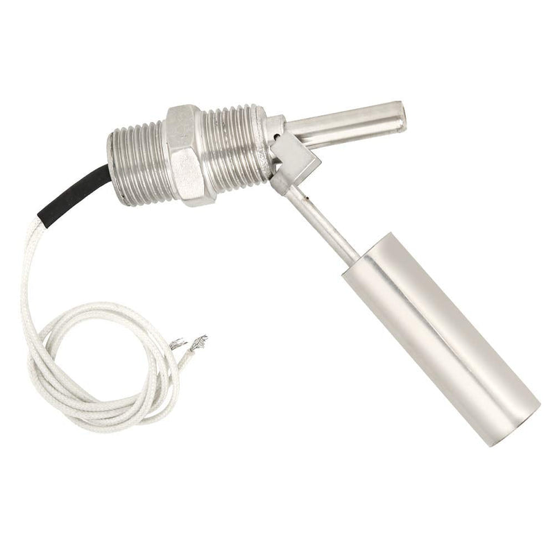 Liquid Water Level Sensor, 304 Stainless Steel Switch 1/2NPT Male Thread DC0-110V Side Mounted Liquid Water Level Sensor Switch for Aquariums Fish Hydroponics Pool