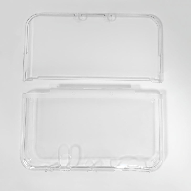 Hzxkqmil Transparent Protective Case for Nintendo New 3DS XL/LL Console | Clear Crystal Hard Case Protective Cover + 1 Set Screen Protectors Film and 4 Stylus Pen for New 3DSXL LL Case + Stylus for New 3DSXL