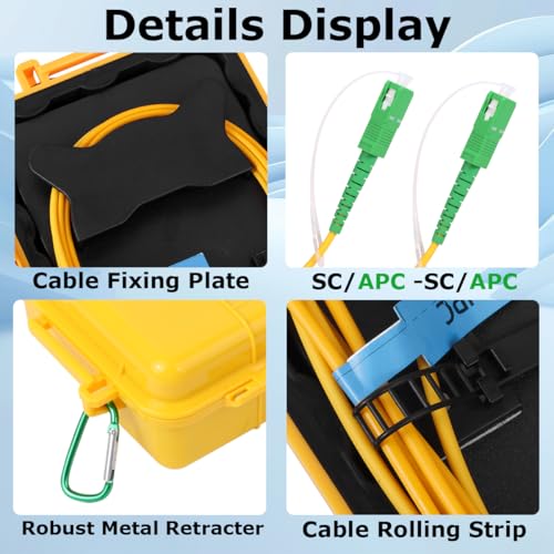 1000m OTDR Launch Cable SC/APC to SC/APC Singlemode (9/125) SC APC-SC APC 1KM