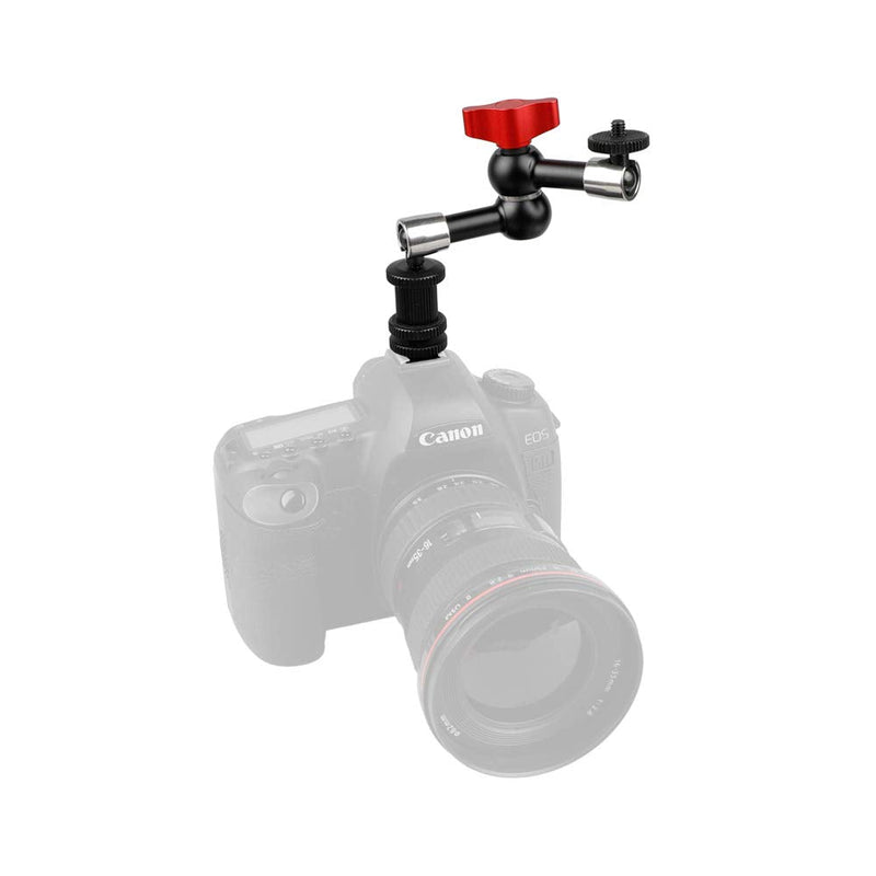 CAMVATE 7" Articulating Magic Arm + 1/4" Cold Hot Shot Mount for Camera LED Light Monitor - 1088