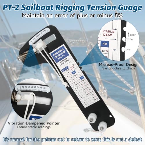 Upgrade PT-2 Sailboat Rigging Tension Gauge