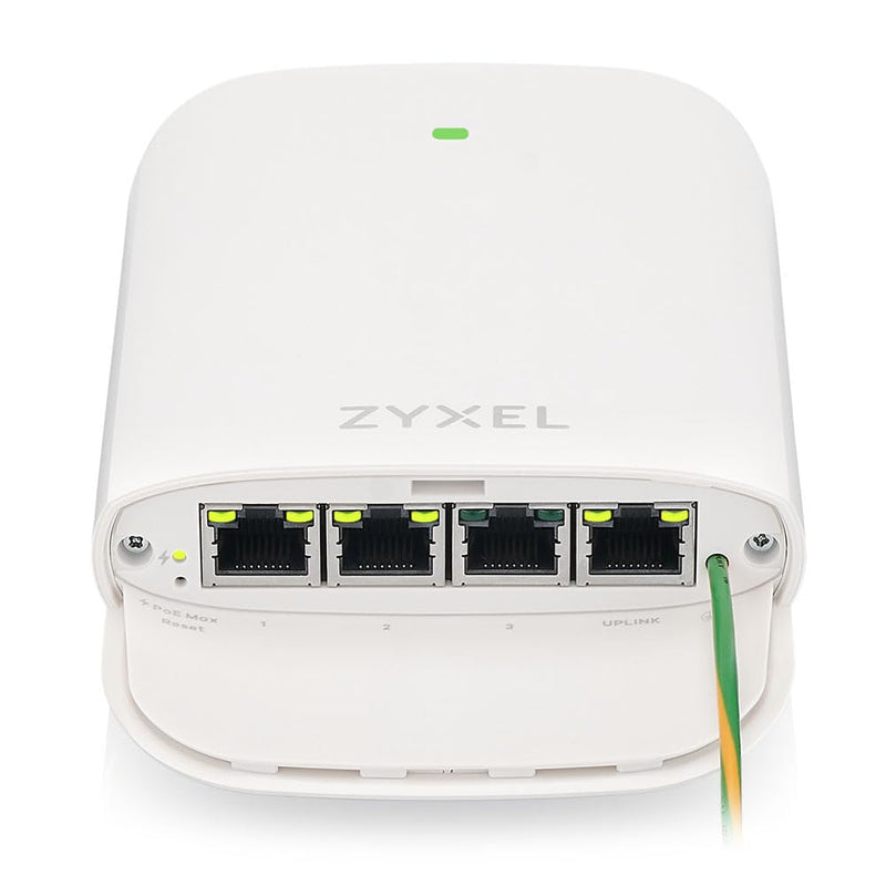 Zyxel 4-Port Gigabit PoE Extender | IEEE802.3af/at/bt Standard | 1-Port 60W in 3-Port 30W Out | Indoor & Outdoor | Nebula Cloud [PoE12-3PD]
