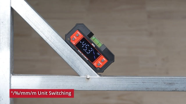 BINTA Digital Angle Finder Dual Axis Level Box 4×90° X-axis ±60° Y-axis