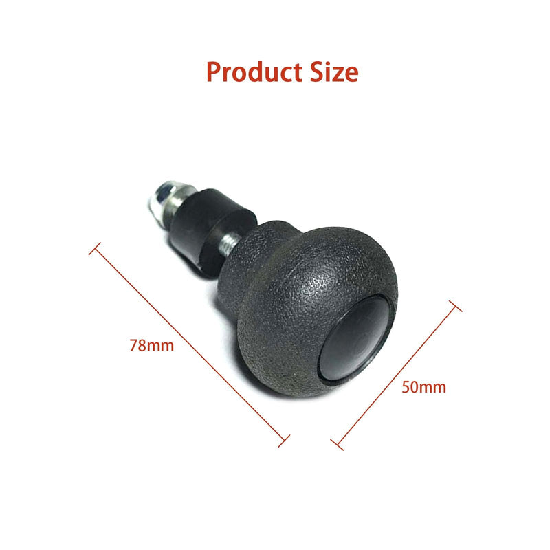 2Pcs Steering Wheel Knob Spinner, Steering Wheel Spinner Knob, Steering Wheel Power Handle Spinner Knob, Universal Steering Wheel Ball Knob for Forklifts, Trucks, Tractors, Lawn Mowers, Cars, Boats