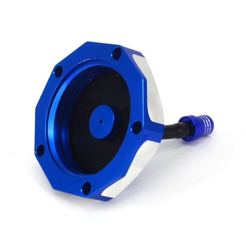 JFG RACING Fuel Gas Tank Cap Cover CNC for YZ85 04-23 YZ125 YZ250 04-24 DRZ400SM Dirt Bike Blue