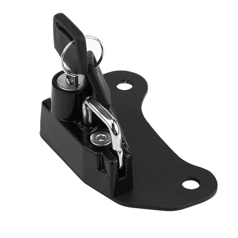 for Indian Bobber Accessories 2021 Motorcycle Helmet Lock,Aluminium Alloy Lock Mount Hook with 2Pcs Keys for 2015-2018,11 * 5.3 * 4.3cm/4.3 * 2.1 * 1.7in(Black)