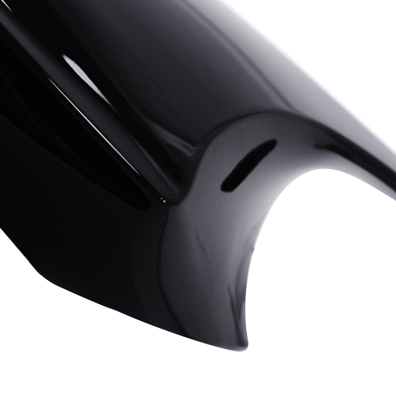 Door Side Mirror Covers Mirror caps for Cars Rear View Cap for 3-Series E90 E92 E93 Sedan Pre-LCI 2005-2007 (Glossy Black) Glossy Black