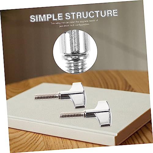 4pcs Ludwig Tom Wing Screw Drum Accessory Gifts Drum Cymbal Stand Wing Nut Cymbal Quick Release Nuts